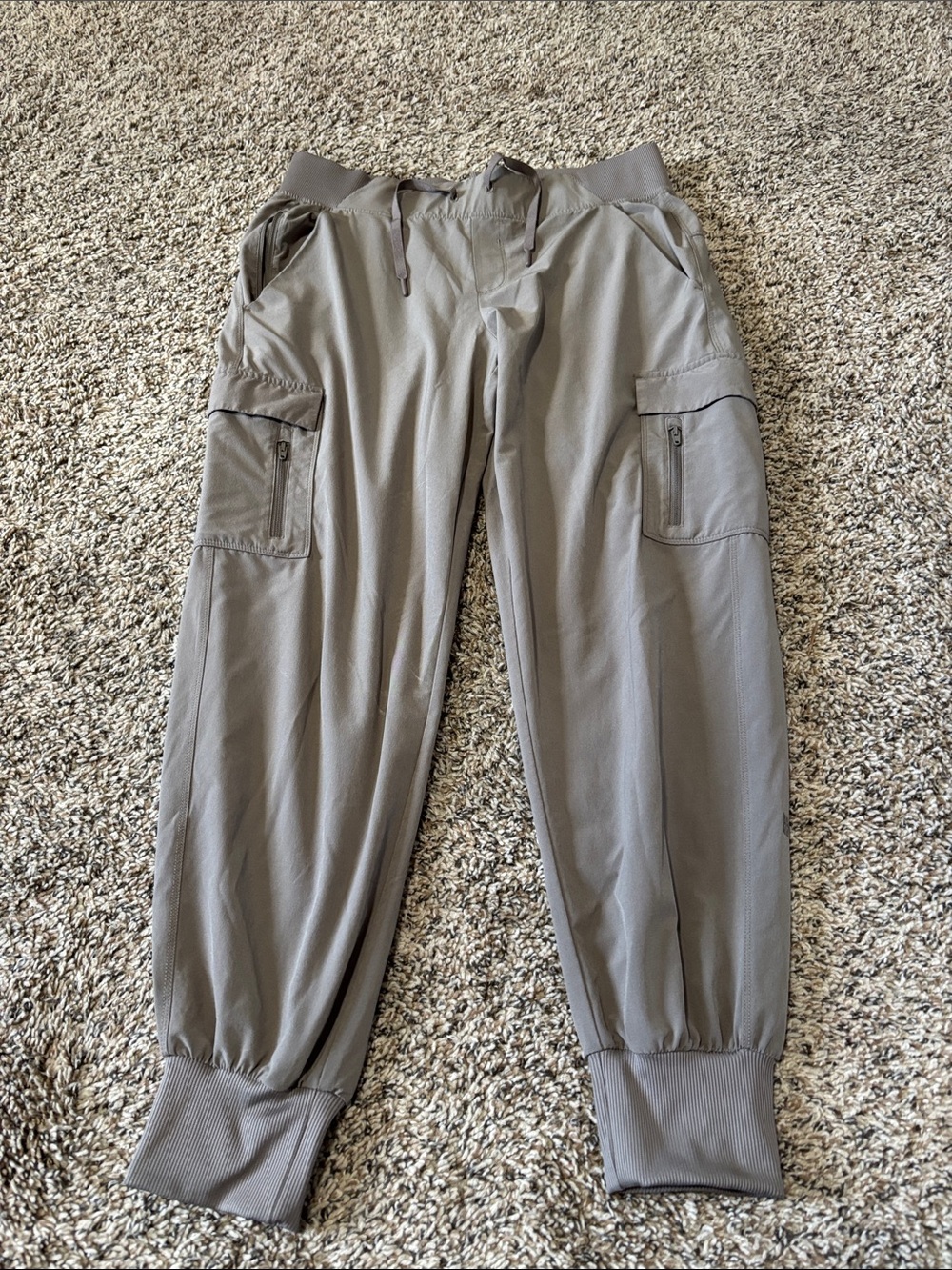 Tan all in motion pants